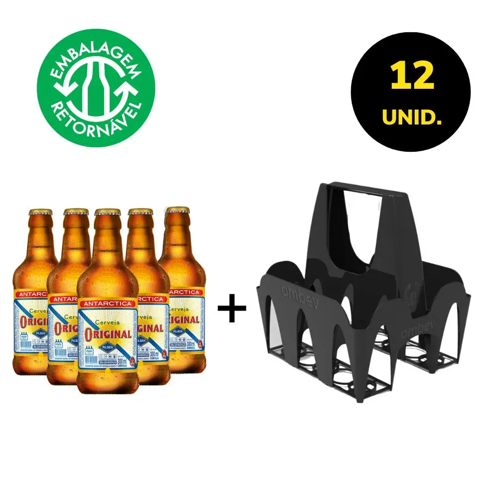 12 unidades de Original 300ml + GRÁTIS 1 Cestinha